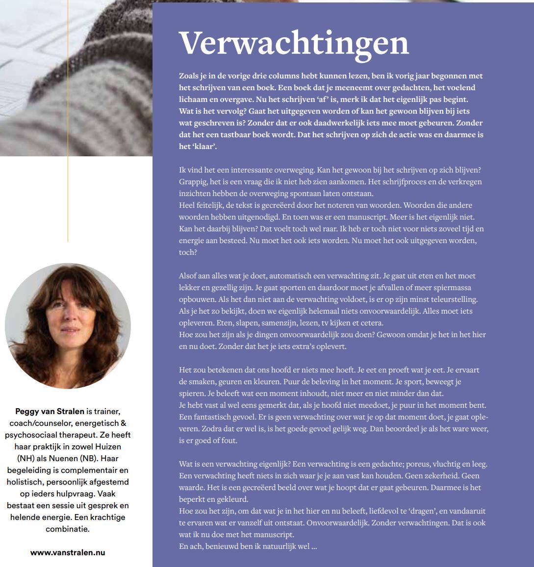 NFG Nederlandse Federatie Gezondheidszorg Peggy van Stralen Coaching Counseling Nuenen Huizen