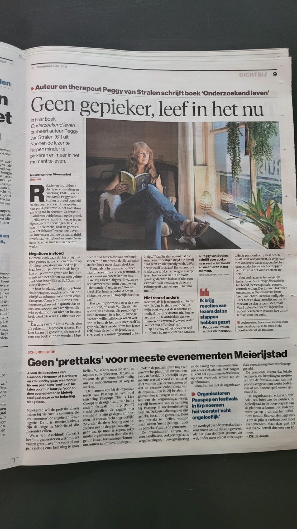 Interview in Eindhovens Dagblad